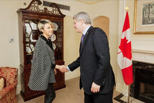 尚雯婕获加拿大总理亲自接待