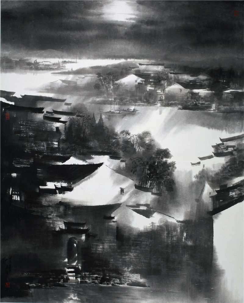 皖南迷境异幻时(中国美术馆收藏)160x200cm