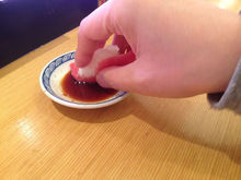 手握寿司吃法