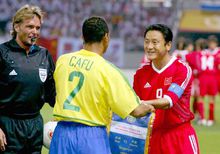 马明宇代表国家队参加2002韩日世界杯