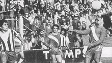 1976年15岁马拉多纳首次亮相阿甲顶级联赛