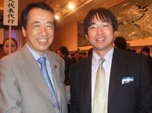 日本首相菅直人和徐静波