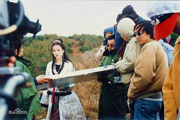 1995年11月《甘十九妹》拍摄现场