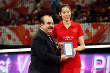 朱婷获2015女排世界杯MVP