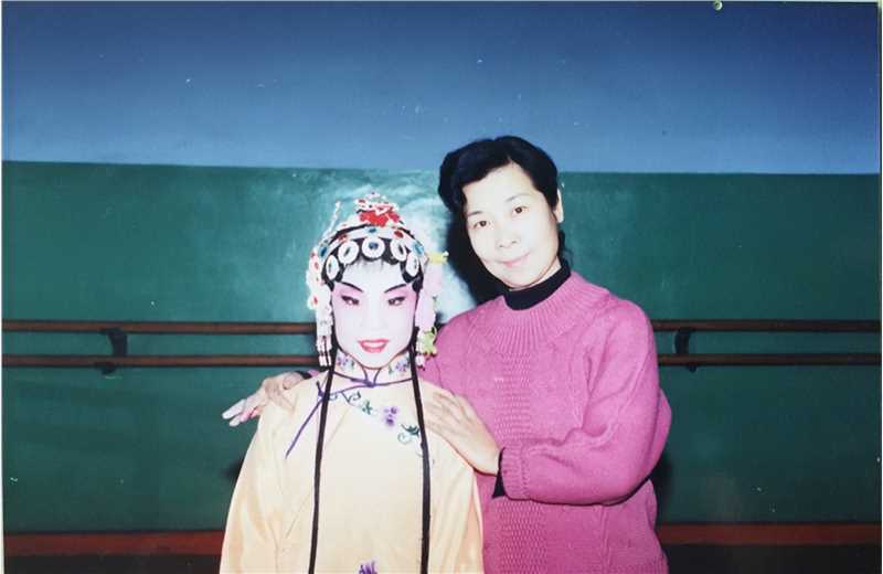 1996年 与康慧兰老师