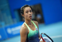 王蔷在2015年江西国际女子网球公开赛