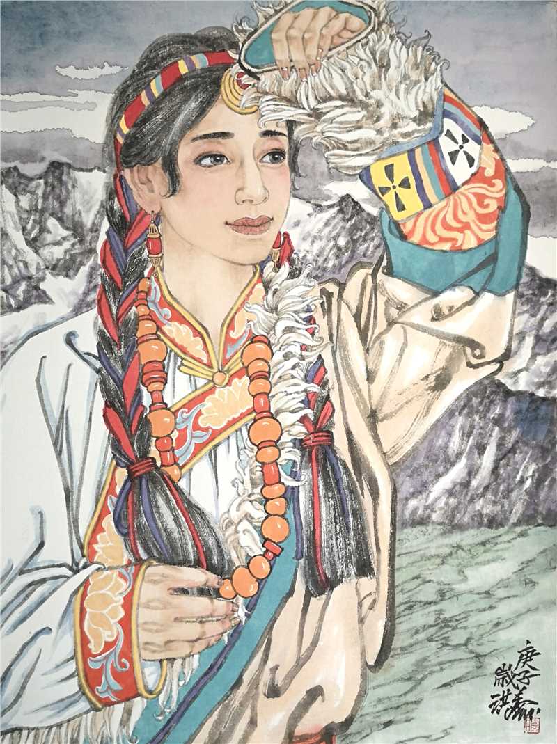 藏族新娘之一
