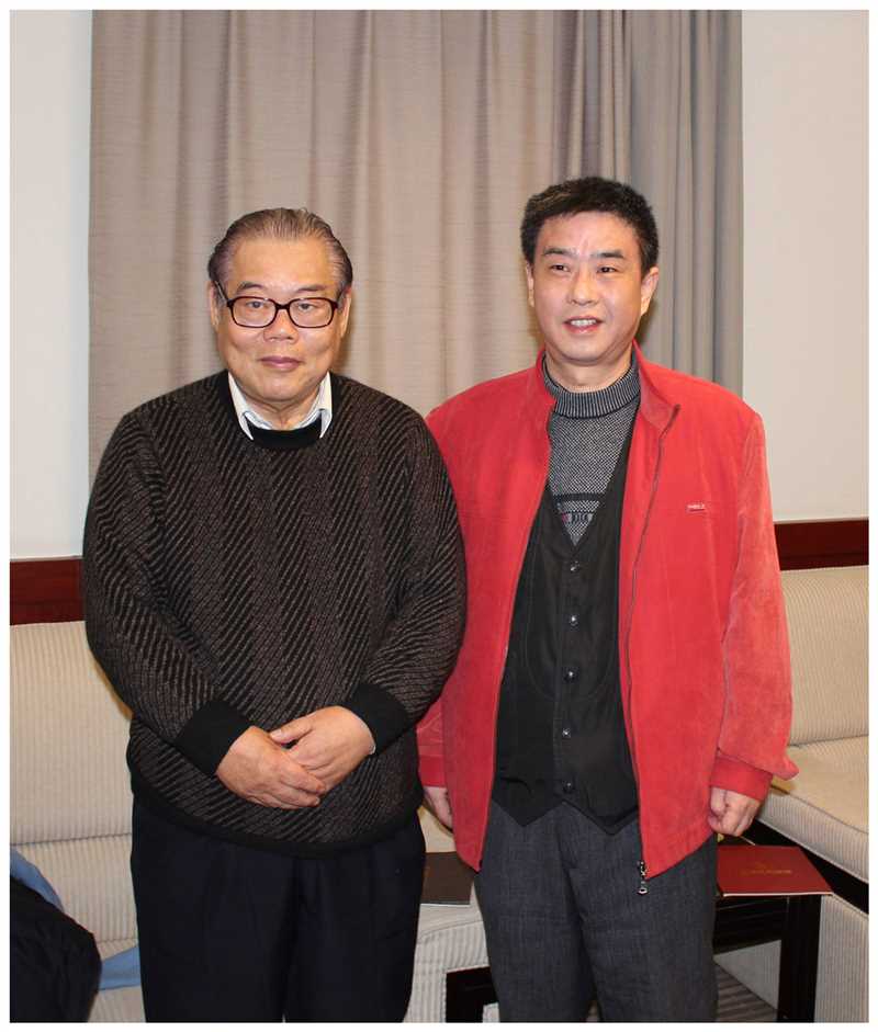 2012年12月15日朱亚东与原中宣部副部长龚心瀚合影