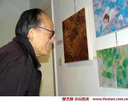 张翰先生在中韩书画艺术交流展上