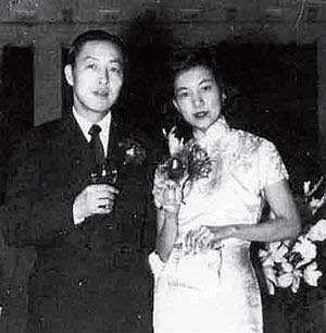 唐纳与陈润琼结婚照（1952年12月23日）