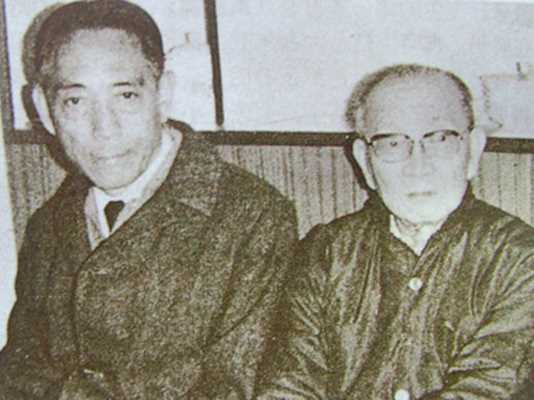 徐訏（左）与林语堂