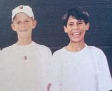 1998年12岁的安德森与纳达尔