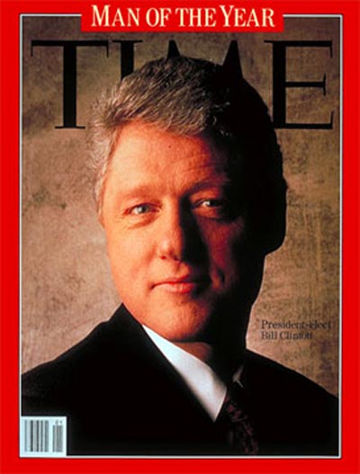 1992年克林顿荣膺《时代周刊》年度风云人物