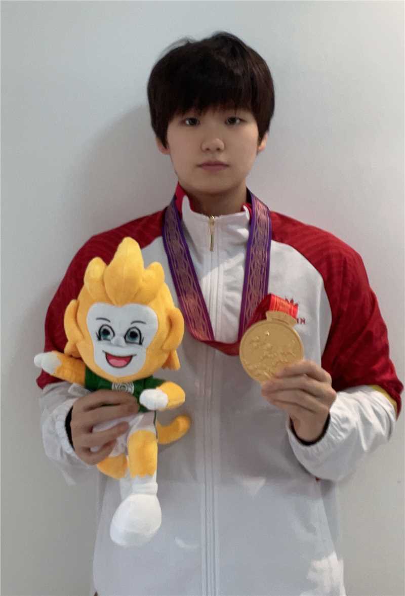 李欣瑜获得第十四届全运会冠军