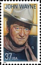 邮票上的约翰·韦恩