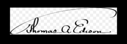 爱迪生的签名