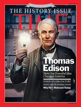 爱迪生两度登上《时代周刊》封面人物