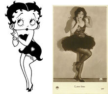卡通性感明星Betty Boop的原型