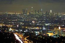 美丽的洛杉矶夜景