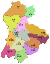 吕梁市行政区划图
