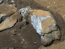 火星表面石头