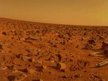 真实的火星地表景观