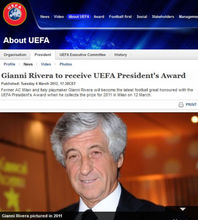 里维拉获2011年度欧足联主席奖
