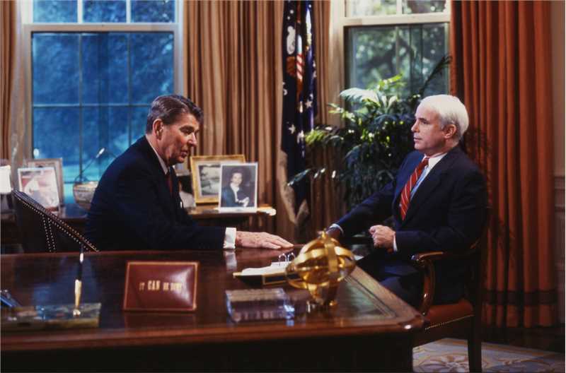 1987年与里根总统