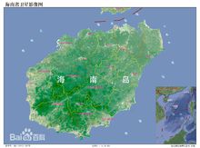 海南省卫星地图