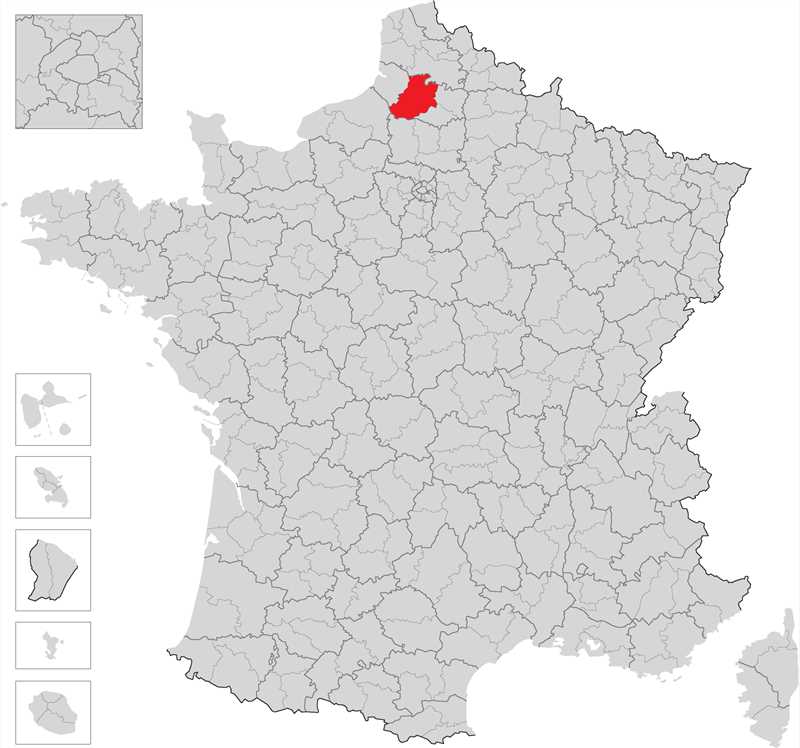 亚眠地区在法国的位置