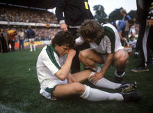 1984年德国杯决赛失利后泪洒疆场