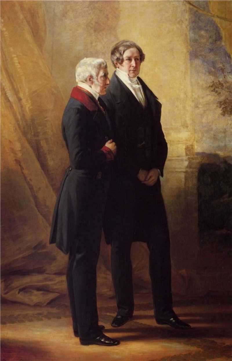 1844年的韦尔斯利与罗伯特·皮尔