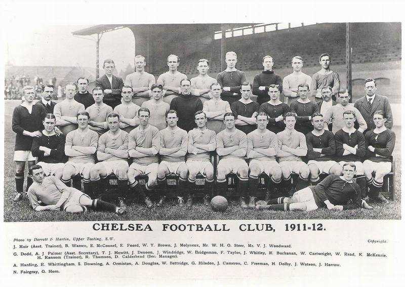 1911-12赛季球队的集体照