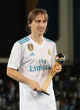 莫德里奇获得2017年世俱杯金球奖