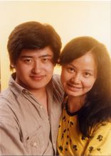 新婚—刘欢和卢璐1988年6月在北京 周越摄