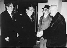2001年7月胡锦涛接见范明
