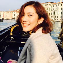 王宇婕2015年11月底跟妈妈去欧洲美图