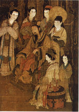刘恒与窦皇后、慎夫人画像