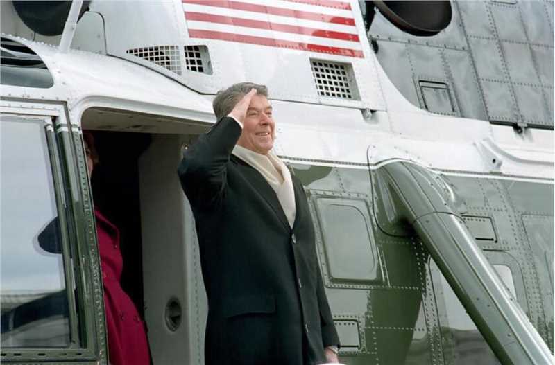 1989年1月20日，里根在担任总统的最后一天，向美国人民告别