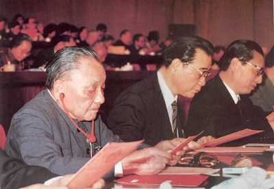 小平等在全国人民代表大会七届一次会议上（1988）