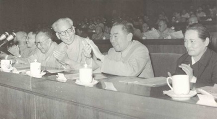 邓小平（右5）等出席全国群英会（1959年）