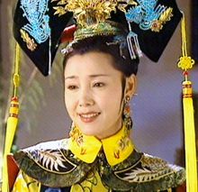 姜黎黎在《还珠格格3》中饰演皇后