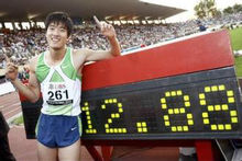 刘翔12秒88打破世界纪录