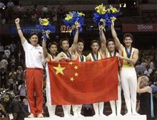 2000年悉尼奥运会上中国体操男队