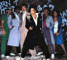1981年的Prince和乐队其他成员